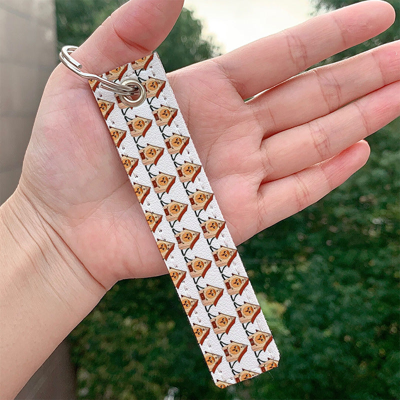 Wholesale PU Owl Cartoon Keychain